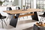 Design eettafel GRAND OAK 240cm natuurlijk wild eiken, Huis en Inrichting, Tafels | Eettafels, Ophalen of Verzenden, Nieuw
