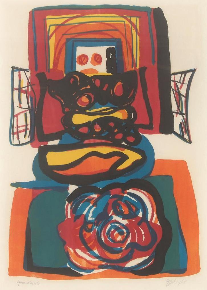 Karel Appel (1921-2006), Compositie, Antiek en Kunst, Kunst | Overige Kunst