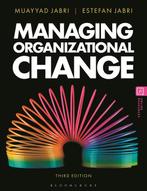 9781350302976 Managing Organizational Change | Tweedehands, Verzenden, Zo goed als nieuw, Muayyad Jabri