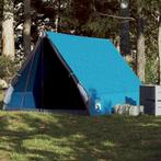 vidaXL Tent 2-persoons A-frame waterdicht blauw, Caravans en Kamperen, Tenten, Nieuw, Tot en met 2