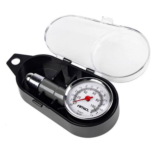 Bandenspanningsmeter - drukmeter Metaal - 7,5 bar, Auto diversen, Auto-accessoires, Nieuw, Verzenden