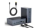 Thunderbolt 3 dockingstation Dual 4K 16-in-1 universeel, Verzenden, Nieuw