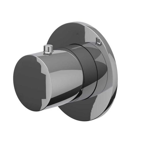 Afbouwdeel IVY Bond Inbouw Stopkraan Symmetry Met Rond Rozet, Doe-het-zelf en Verbouw, Sanitair, Kraan, Nieuw, Chroom, Ophalen of Verzenden