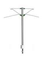 sommerfeldt 118 HO DB H-profiel middenmast 57mm,, Hobby en Vrije tijd, Modeltreinen | H0, Overige merken, Gelijkstroom, Verzenden