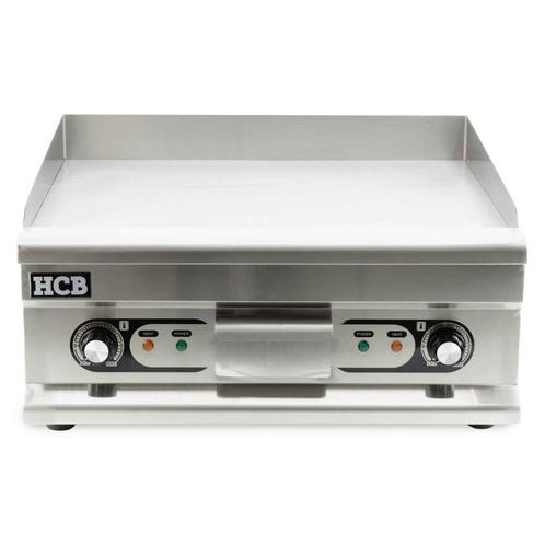 HCB Bakplaat - glad - 60 cm - 400V - RVS, Zakelijke goederen, Horeca | Keukenapparatuur, Nieuw in verpakking, Fornuis, Frituur en Grillen
