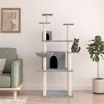 vidaXL Kattenmeubel met sisal krabpalen 166 cm lichtgrijs, Dieren en Toebehoren, Katten-accessoires, Verzenden, Nieuw