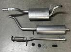 Complete uitlaat Einddemper + Middendemper Fiat Punto 1.2 16, Verzenden, Nieuw