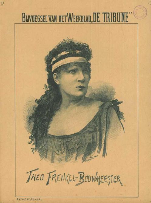 Portrait of Theodora Antonia Louisa Cornelia Bouwmeester, Antiek en Kunst, Kunst | Etsen en Gravures