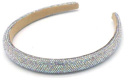Haarband met zirkonia steentjes - Holografische look, Sieraden, Tassen en Uiterlijk, Uiterlijk | Haarverzorging, Overige typen