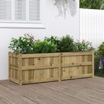 vidaXL Plantenbak 150x50x50 cm geïmpregneerd grenenhout, 100 cm of meer, Verzenden, Nieuw, Hout