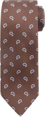 Suitable Stropdas Zijde Paisley Bruin maat one size Heren, Verzenden, Nieuw, Bruin, Suitable