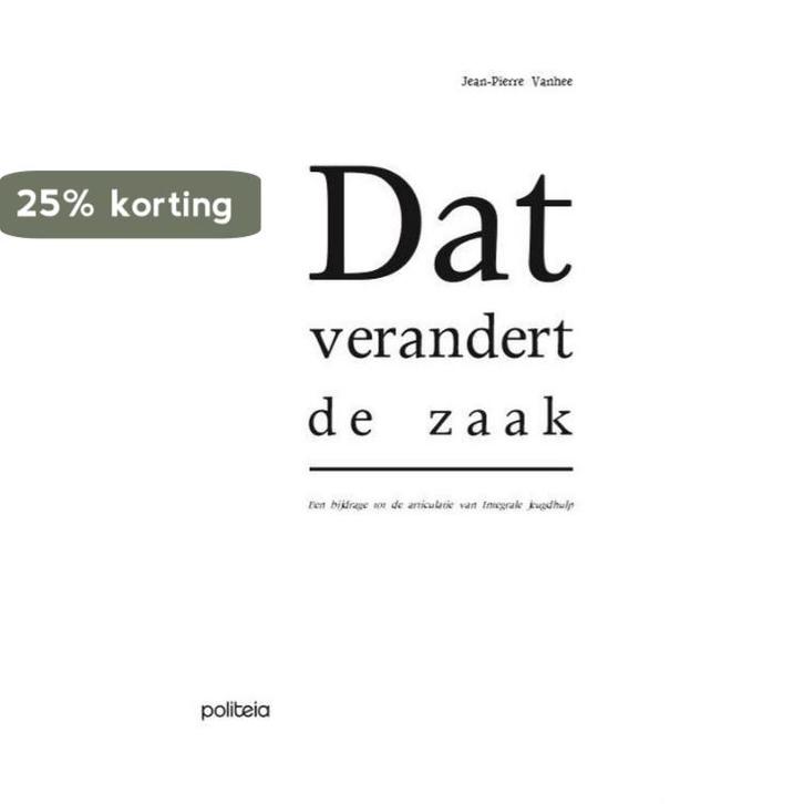 Dat verandert de zaak 9782509019370 Jean-Pierre Vanhee, Boeken, Gezondheid, Dieet en Voeding, Gelezen, Verzenden