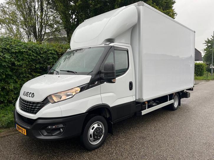 Iveco Daily 35C18 meubelbak met laadklep , zijdeur en luchtv, Auto's, Bestelauto's, Lease, Automaat, Overige kleuren, Iveco, Financial lease