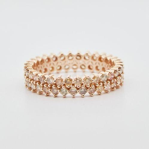 Zonder Minimumprijs - Ring 14 kt. - 1.20ct. tw. Diamant, Sieraden, Tassen en Uiterlijk, Ringen