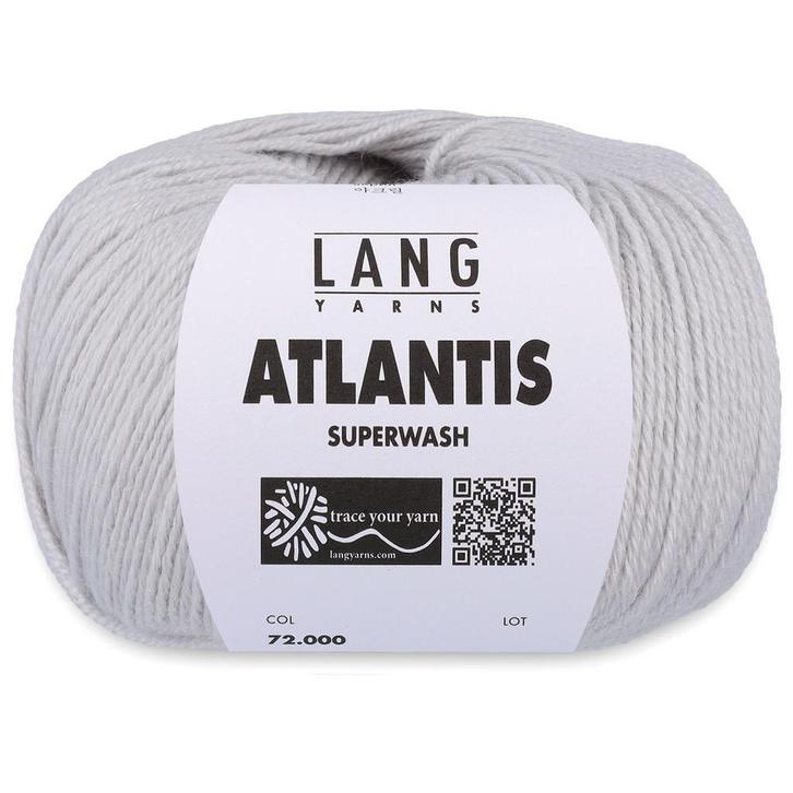 Lang Yarns Atlantis - 23 parelgrijs - Wol/Acryl-Mix Garen, Hobby en Vrije tijd, Breien en Haken, Ophalen of Verzenden