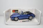 Bburago 1:18 - Modelauto - Porsche 911 Carrera Cabriolet, Hobby en Vrije tijd, Modelauto's | 1:5 tot 1:12, Nieuw