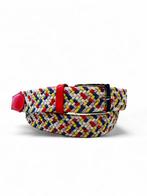 Mooie elastische riemen multi kleuren rood blauw zwart wit, Kleding | Heren, Nieuw, Riccamente, Riem of Ceintuur, Echt leder