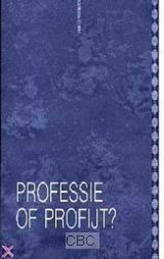 Professie of profijt? / Lindeboomreeks / 9 9789060649107, Boeken, Filosofie, Gelezen, Verzenden