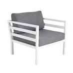 *WOONWINKEL* Brafab Weldon Tuin Armstoel Wit Met All-weather, Tuin en Terras, Verzenden, Nieuw