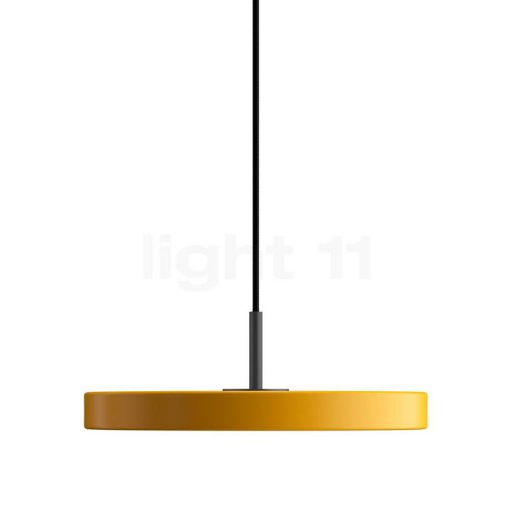 Umage Asteria Mini Hanglamp LED, geel/cover zwart - Ra 83, Huis en Inrichting, Lampen | Hanglampen, Nieuw, Verzenden