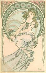 Alphonse Mucha (1860–1939) - The Arts: Painting - Signed, Antiek en Kunst
