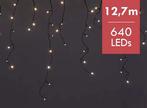 IJspegelverlichting LED 12,7 m - 640 Lampjes - Warm Wit, Verzenden, Nieuw