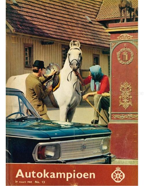 1969 AUTOKAMPIOEN MAGAZINE 13 NEDERLANDS, Boeken, Auto's | Folders en Tijdschriften
