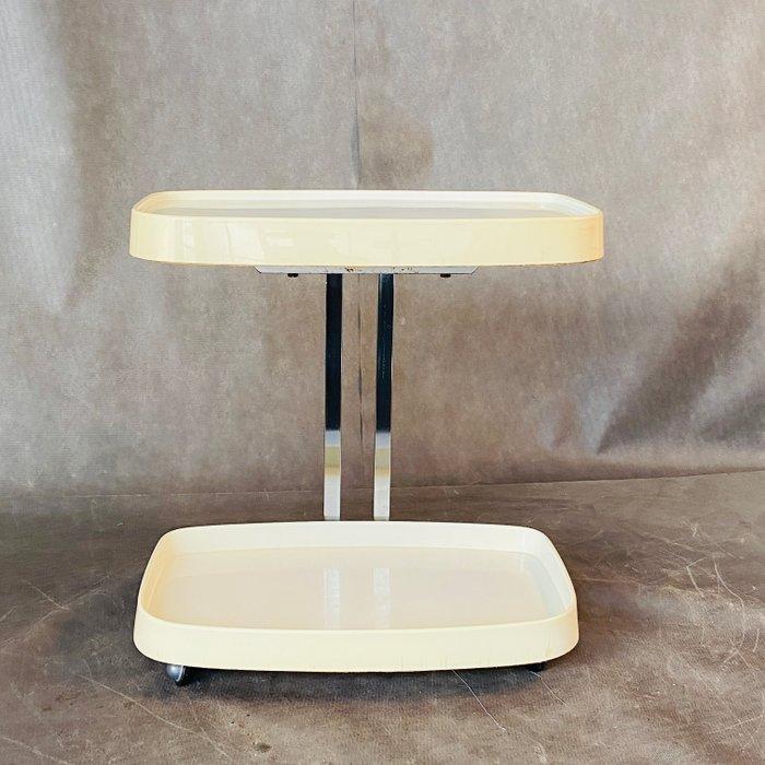 Trolley - Hout, Plastic, Staal, Antiek en Kunst, Kunst | Designobjecten