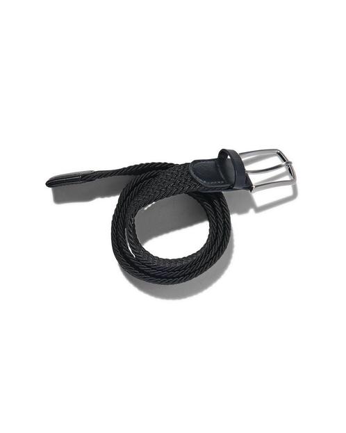 HEMA Gevlochten elastische heren riem 3.5cm zwart, Kleding | Heren, Riemen en Ceinturen, Nieuw, Verzenden