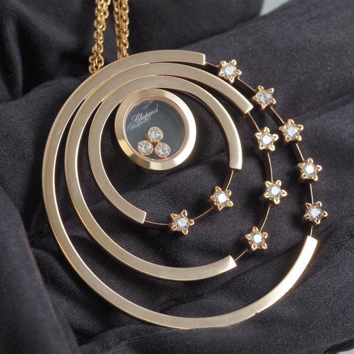 Chopard - Ketting - Happy Diamonds - 18 karaat Roségoud -, Sieraden, Tassen en Uiterlijk, Antieke sieraden