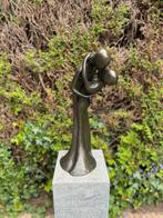 Bronzen Dansend Liefdespaar - Tuinbeeld - Interieur, Verzenden, Nieuw, Metaal, Mensenbeeld