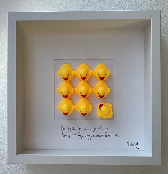 T P Hardisty - Doing things, changes things, Doing nothing, Antiek en Kunst, Kunst | Schilderijen | Modern