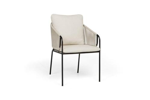 Suns Revello dining chair Fishbone weaving camel sand SALE |, Tuin en Terras, Tuinsets en Loungesets, Ophalen of Verzenden
