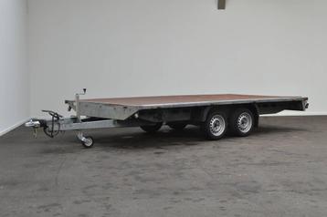 Humbaur plateauwagen zonder borden (410x210cm) 3500kg