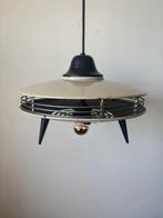 Plafondlamp - UFO Lamp converted from a Kachel - Staal -