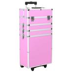 vidaXL Make-up trolley aluminium roze, Verzenden, Nieuw, Roze