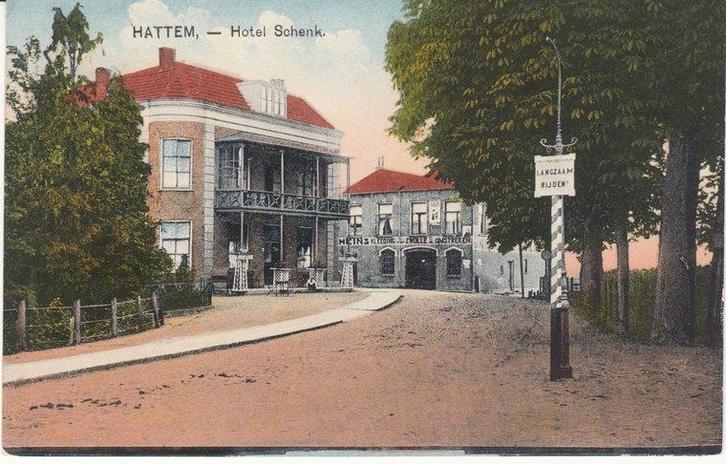 HATTEM - Hotel Schenk, Verzamelen, Ansichtkaarten | Nederland, Verzenden