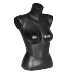*TIP*  Plastic collection torso 1/2 model dame zwart, Ophalen of Verzenden