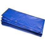 Afdekzeil met elastiek, 2080 x 1145 x 50 mm, Blauw, Dekzeil, Watersport en Boten, Hengelsport | Algemeen, Verzenden, Nieuw
