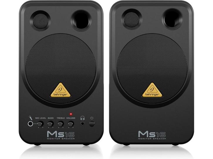 Behringer MS-16 - Actieve studio monitor - 4, Huis en Inrichting, Woonaccessoires | Overige, Zo goed als nieuw, Verzenden