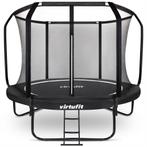 VirtuFit Premium Trampoline met Veiligheidsnet - Zwart - 305, Kinderen en Baby's, Speelgoed | Buiten | Trampolines, Verzenden