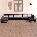 vidaXL 10-delige Loungeset massief grenenhout, Tuin en Terras, Tuinsets en Loungesets, Verzenden, Nieuw, Loungeset
