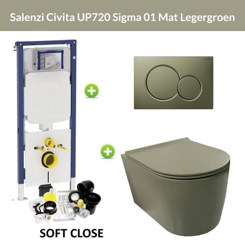 Geberit UP720 Toiletset Wandcloset Salenzi Civita Mat, Doe-het-zelf en Verbouw, Sanitair, Overige typen, Nieuw, Ophalen of Verzenden