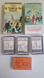 Tintin - 6 Tintin - Vintage - 2 VHS Citel + 4 k7 audio Les, Boeken, Nieuw