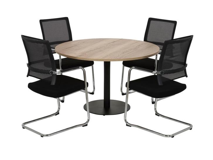 Ronde vergadertafel 120  Raider Eiken, Zakelijke goederen, Kantoor en Winkelinrichting | Kantoormeubilair en Inrichting, Ophalen of Verzenden