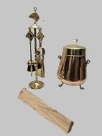 Fraai Openhaardstelset , Haardstel en antieke Doofpot -, Antiek en Kunst