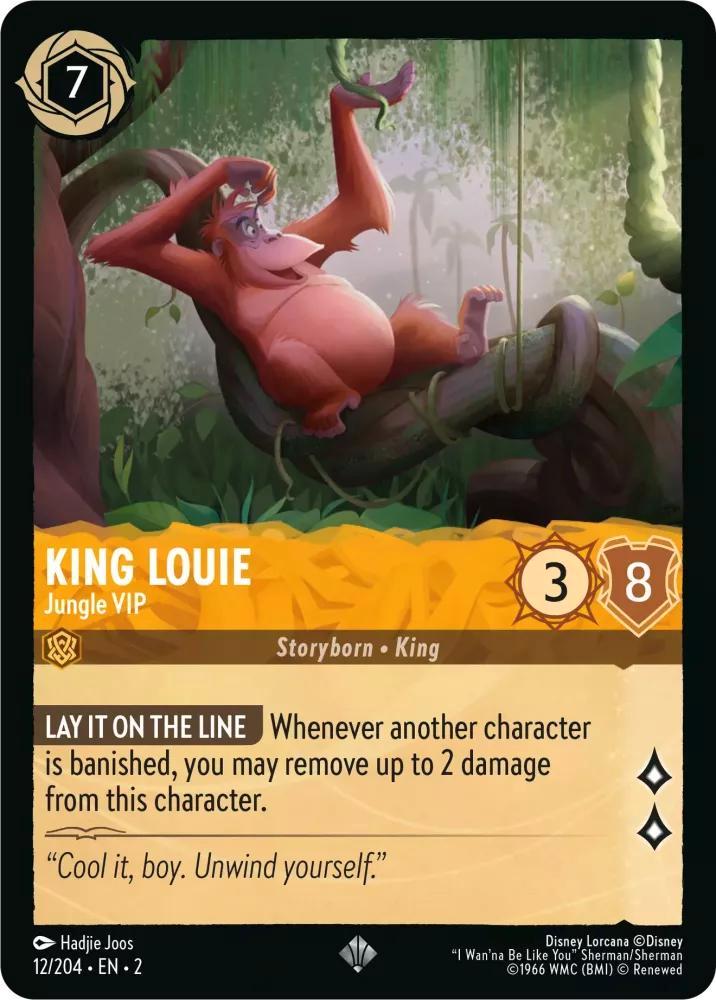 [12/204][S2] - KING LOUIE - Jungle VIP ENG NON-FOIL [M/NM], Verzamelen, Disney, Verzenden