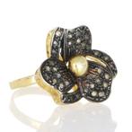 Zonder Minimumprijs - Ring - 12 kt. Geel goud Diamant, Sieraden, Tassen en Uiterlijk, Ringen, Nieuw
