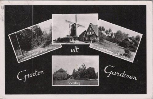 GARDEREN - Meerluik Groeten uit Garderen, Verzamelen, Ansichtkaarten | Nederland, Verzenden