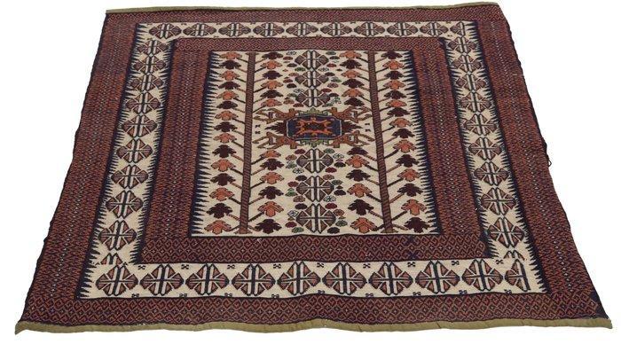 Belutsch Varni Antiek - Vloerkleed - 120 cm - 115 cm -, Huis en Inrichting, Stoffering | Tapijten en Kleden